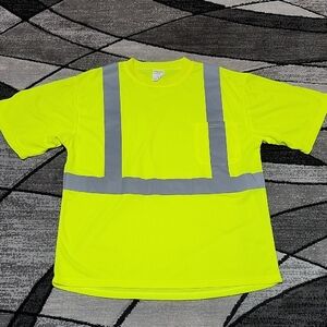 FORESTER HIGH-VISIBILITY CLASS 2 REFLECTIVE TRIM SAFETY PREFORMANCE WORK T-SHIRT